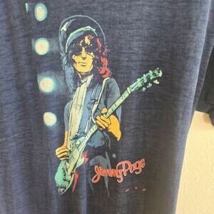 Size M – Rare Vintage Jimmy Page “The Firm” Band Tee – Single Stitch